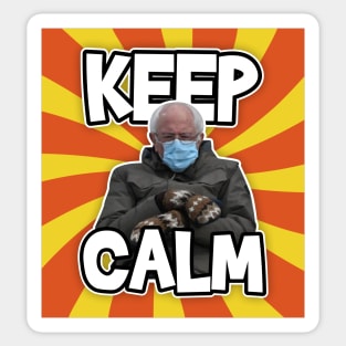 Bernie Sanders meme sit in the chair Sticker